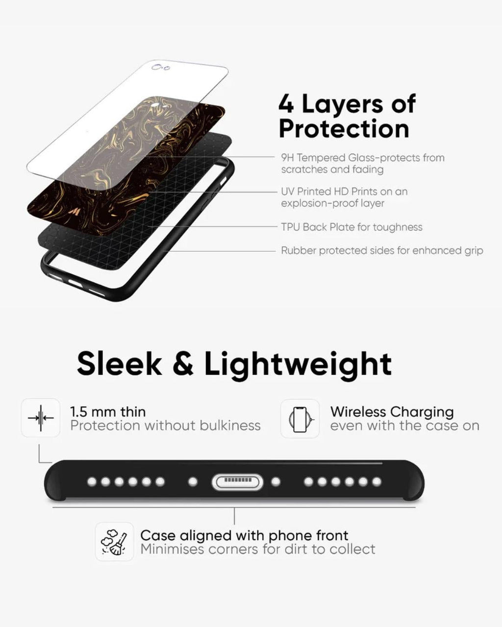 Dark Masked Hero Red Edition Phone Cover Glass Case