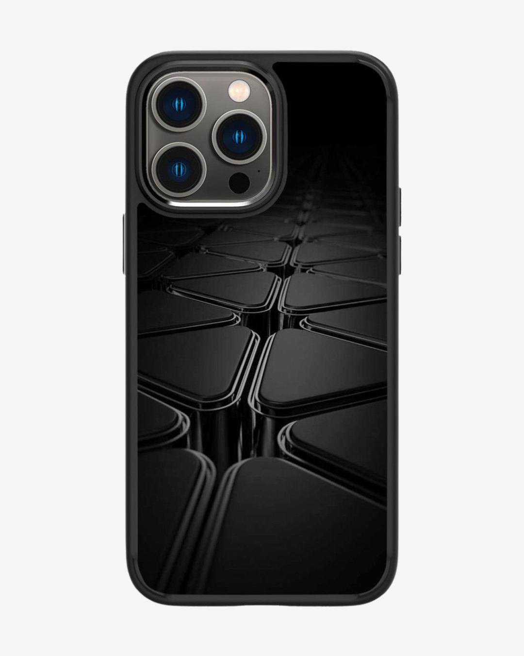 Black Triangle Printed iPhone Case