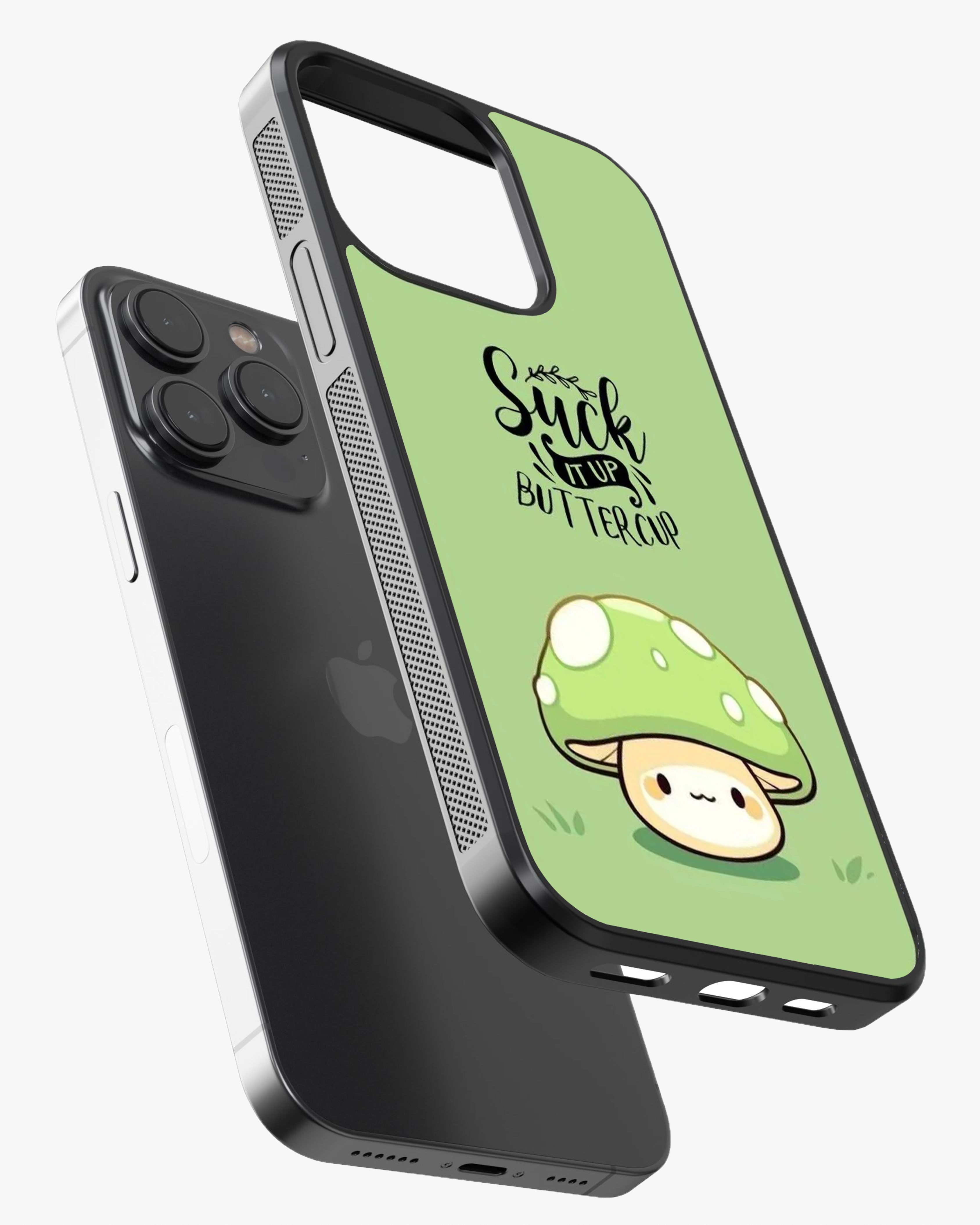 Mushly Printed Glass Case