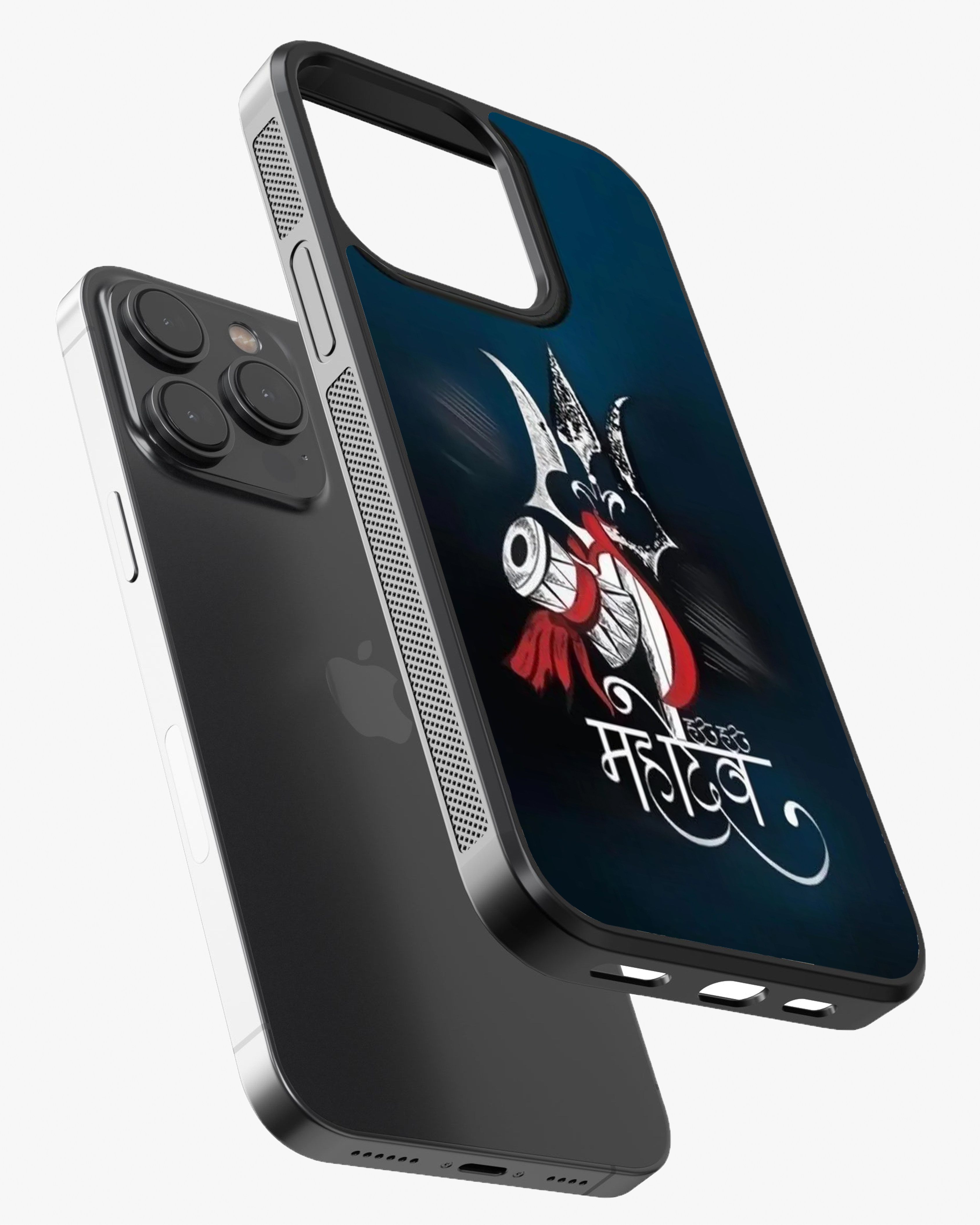 Mahadev Printed Glass Case