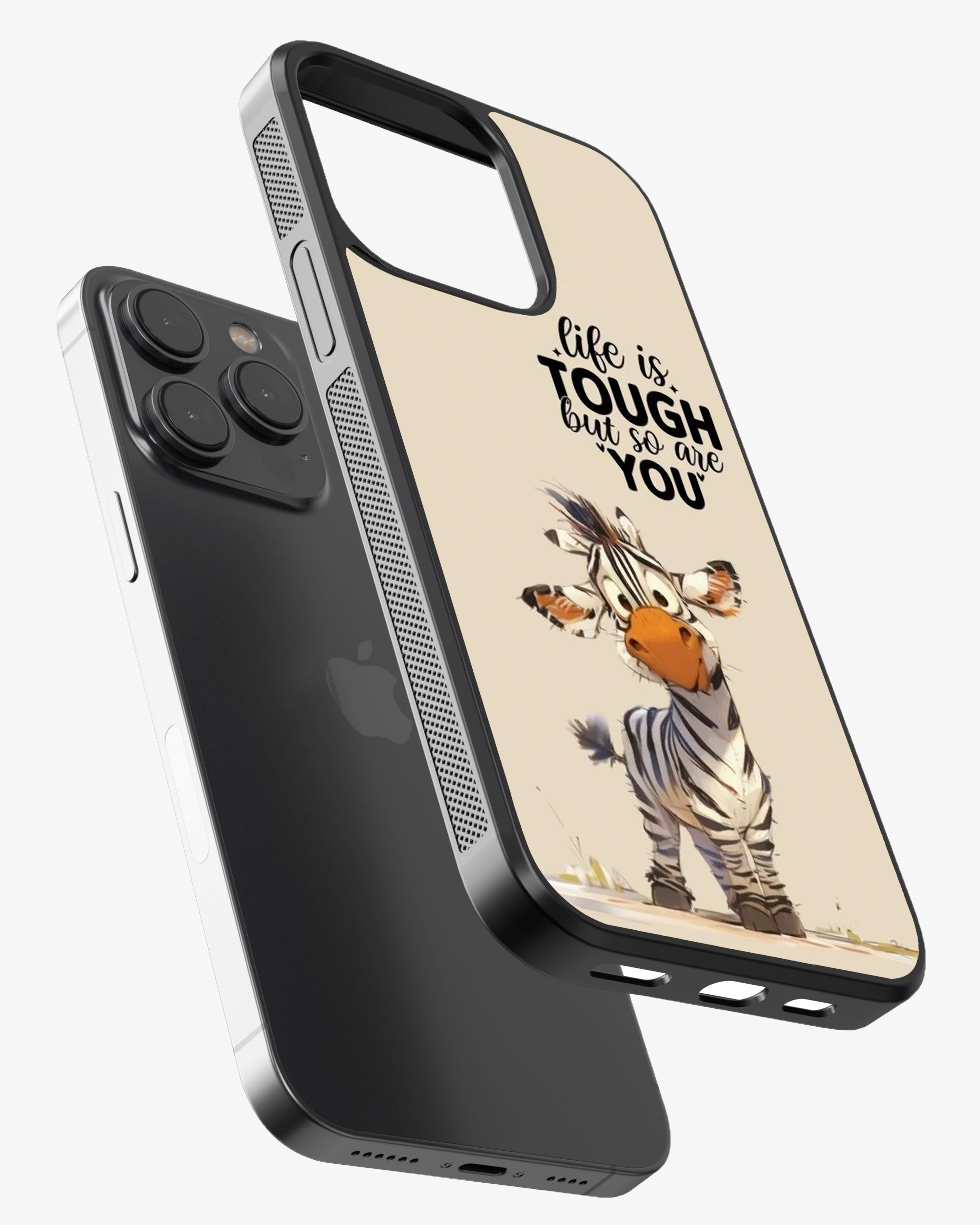 Zebrave Printed Glass Case