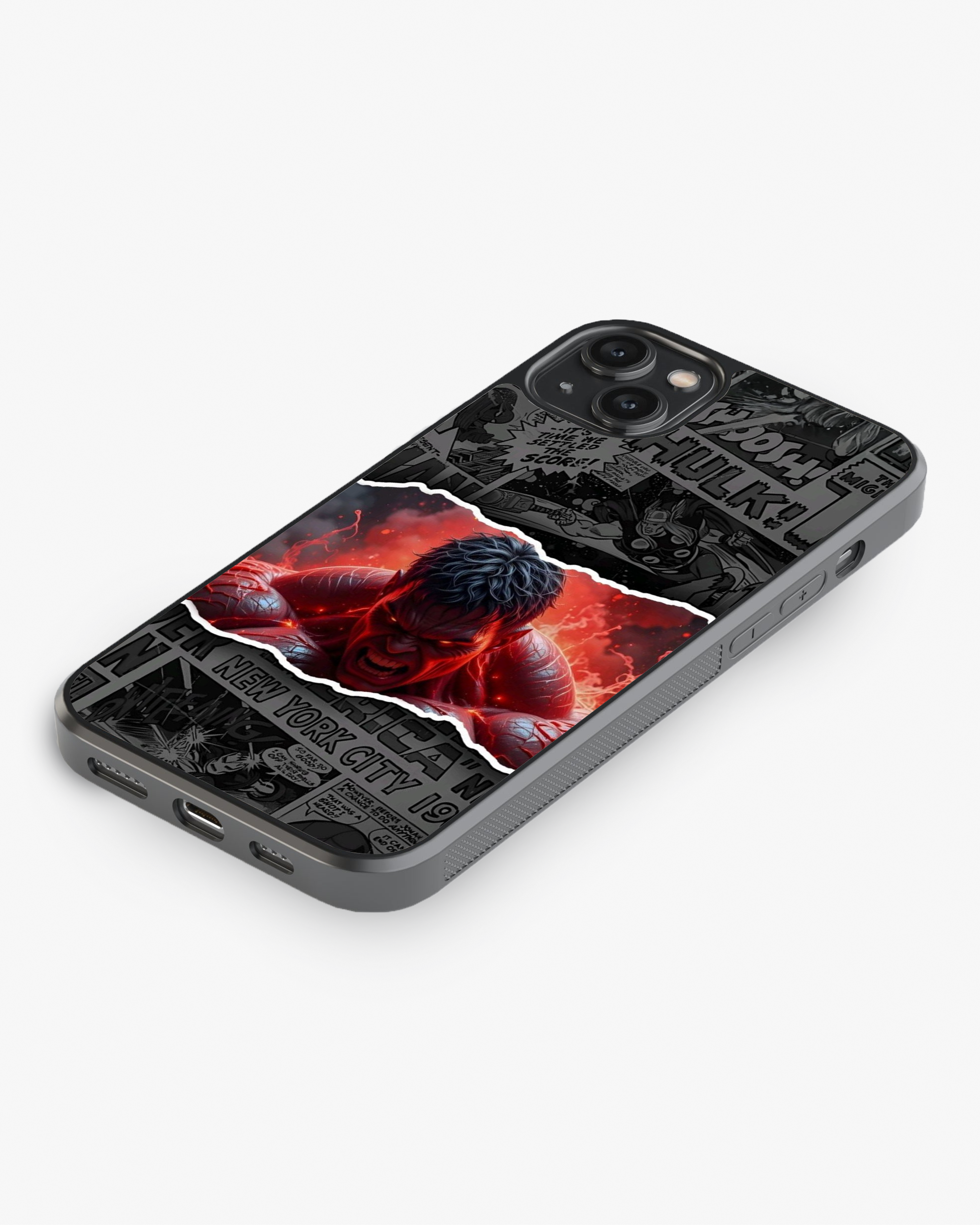 Red Hulk Glass Case