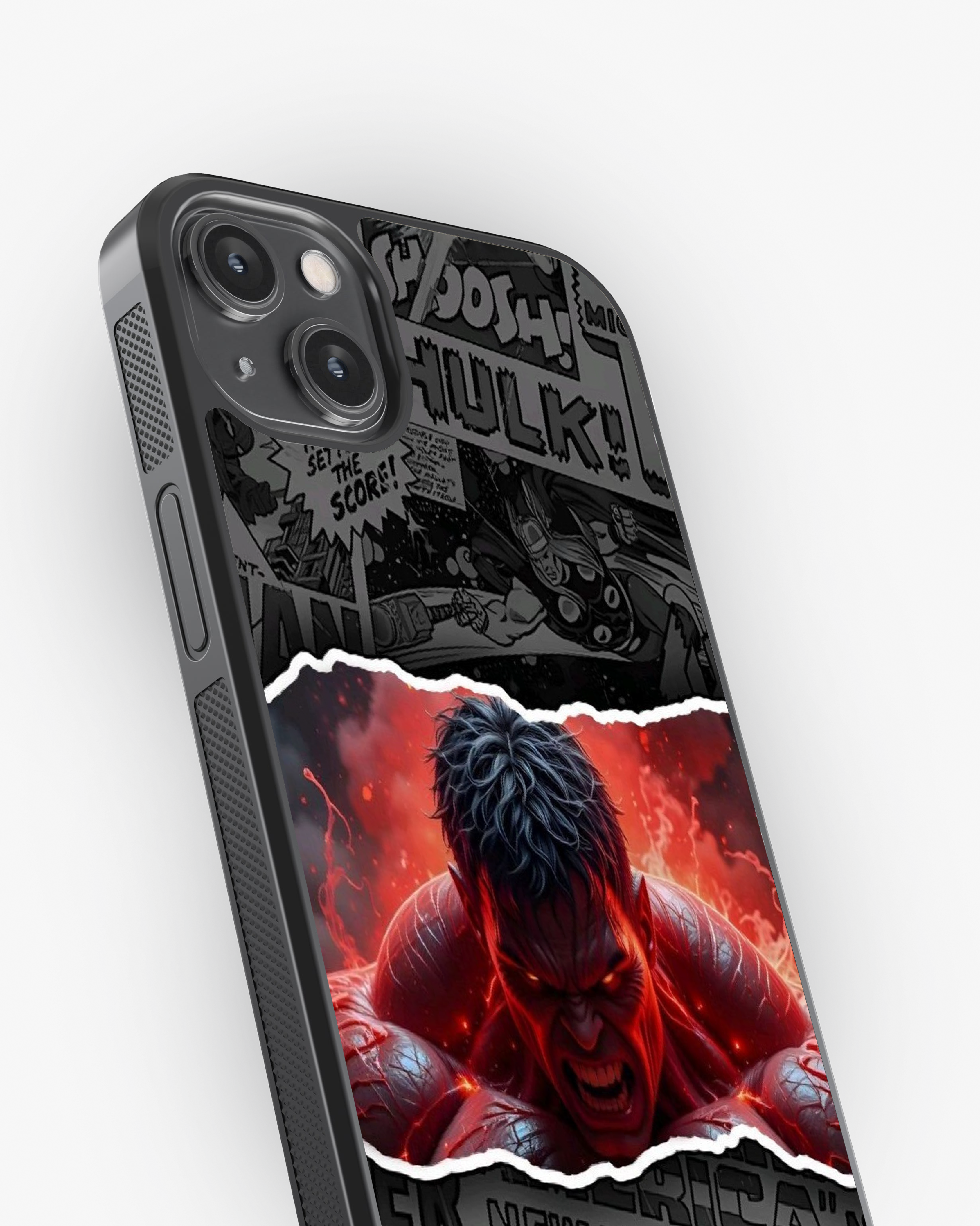 Red Hulk Glass Case