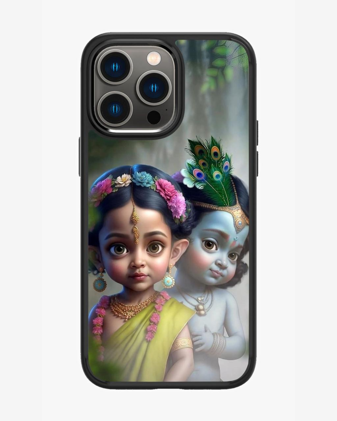 Radha Krishna Printed iPhone Case