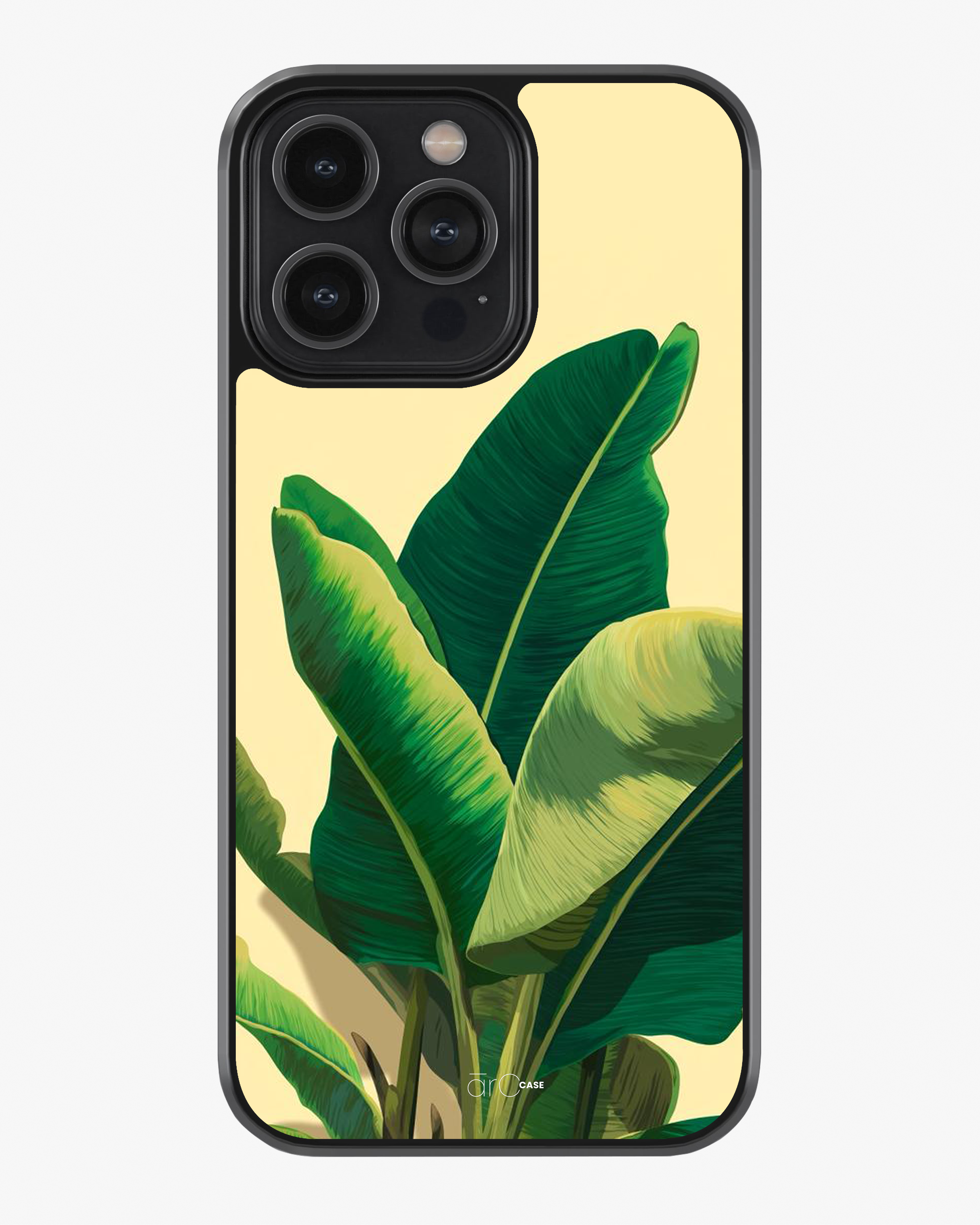 Tropical Banana Leaves – Aesthetic Botanical Premium Case Cover Glass Case