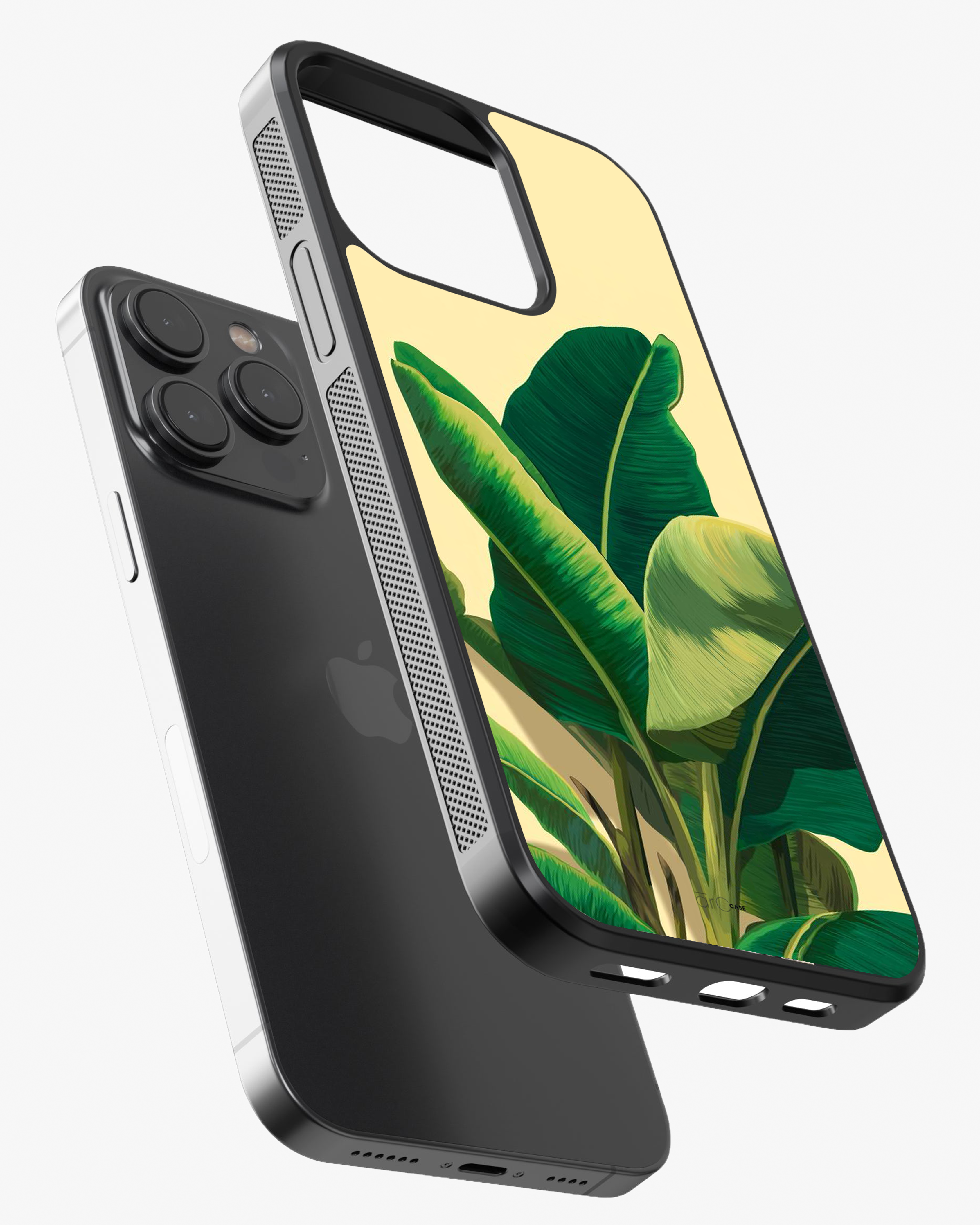 Tropical Banana Leaves – Aesthetic Botanical Premium Case Cover Glass Case