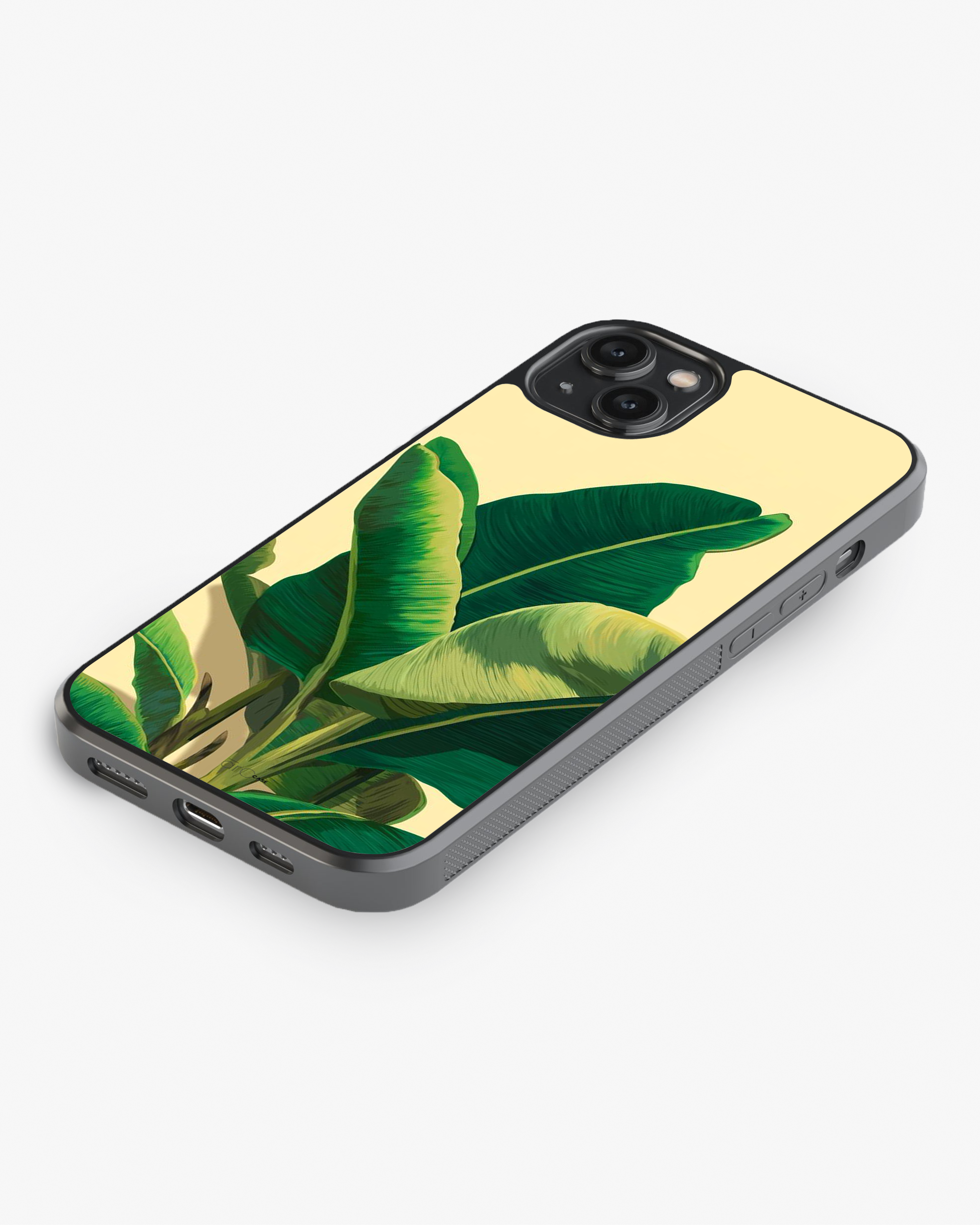 Tropical Banana Leaves – Aesthetic Botanical Premium Case Cover Glass Case