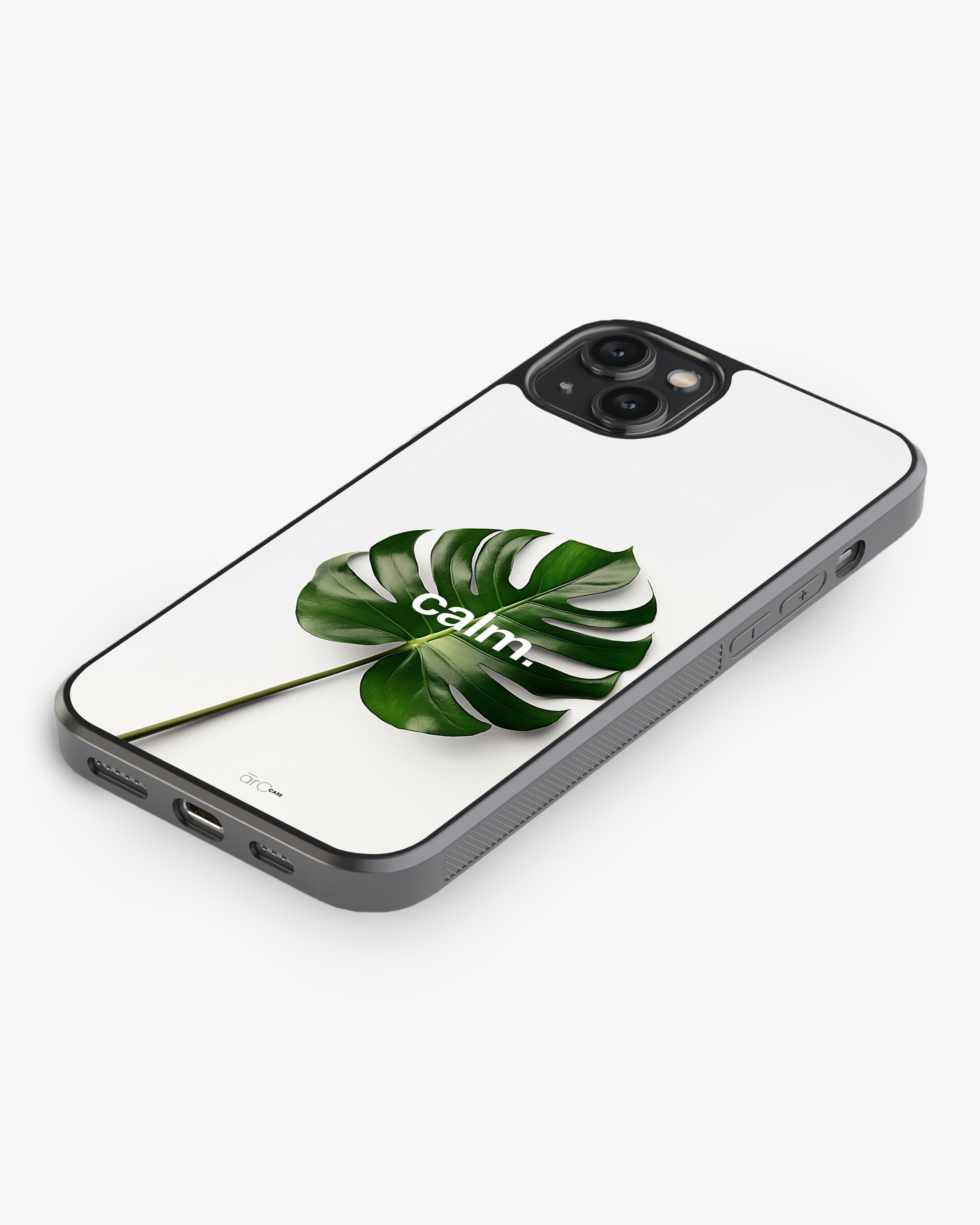 Calm Leaf – Minimal Botanical Aesthetic Premium Case Cover Glass Case