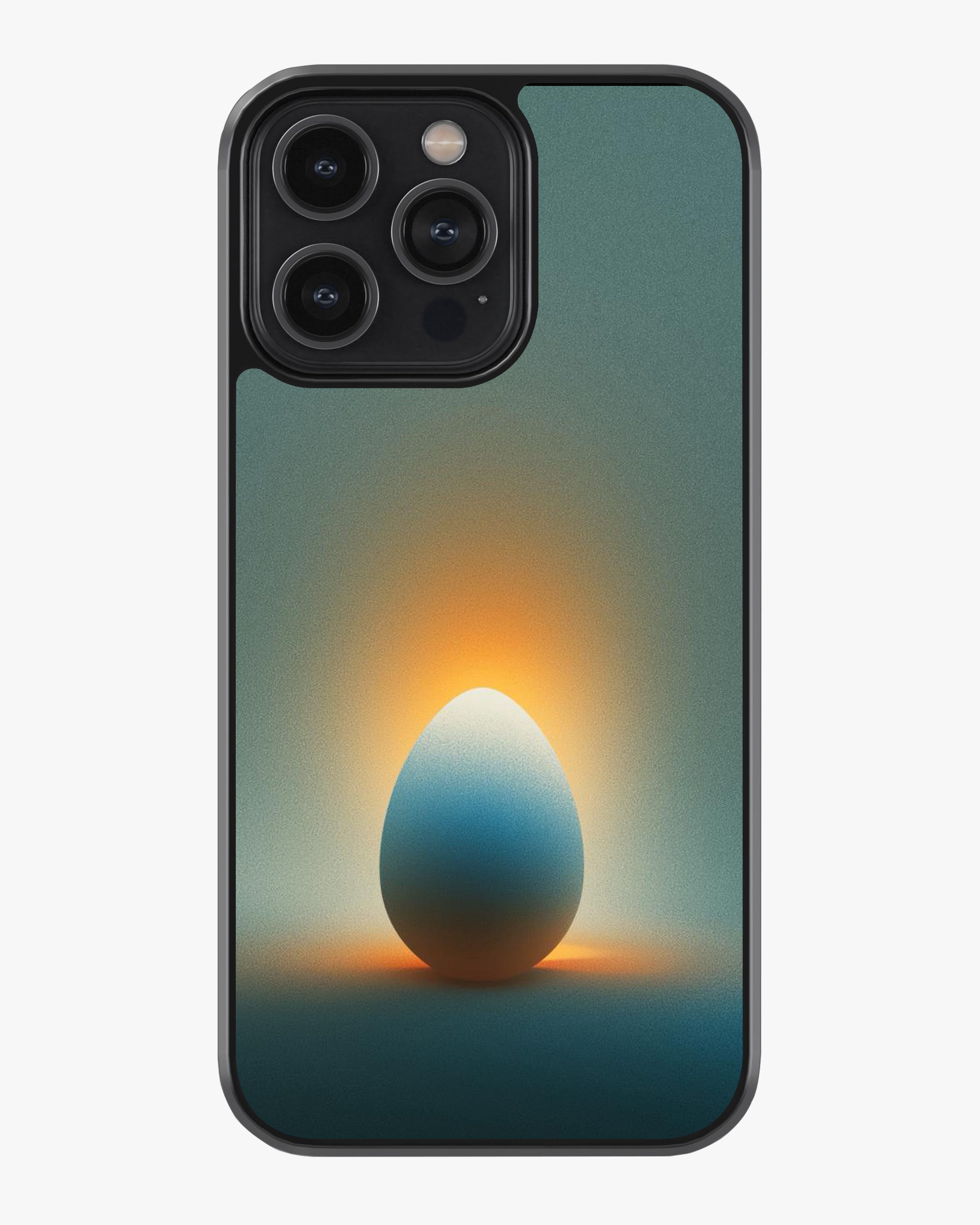 Golden Glow Egg – Minimal Abstract Aesthetic Premium Case Cover Glass Case