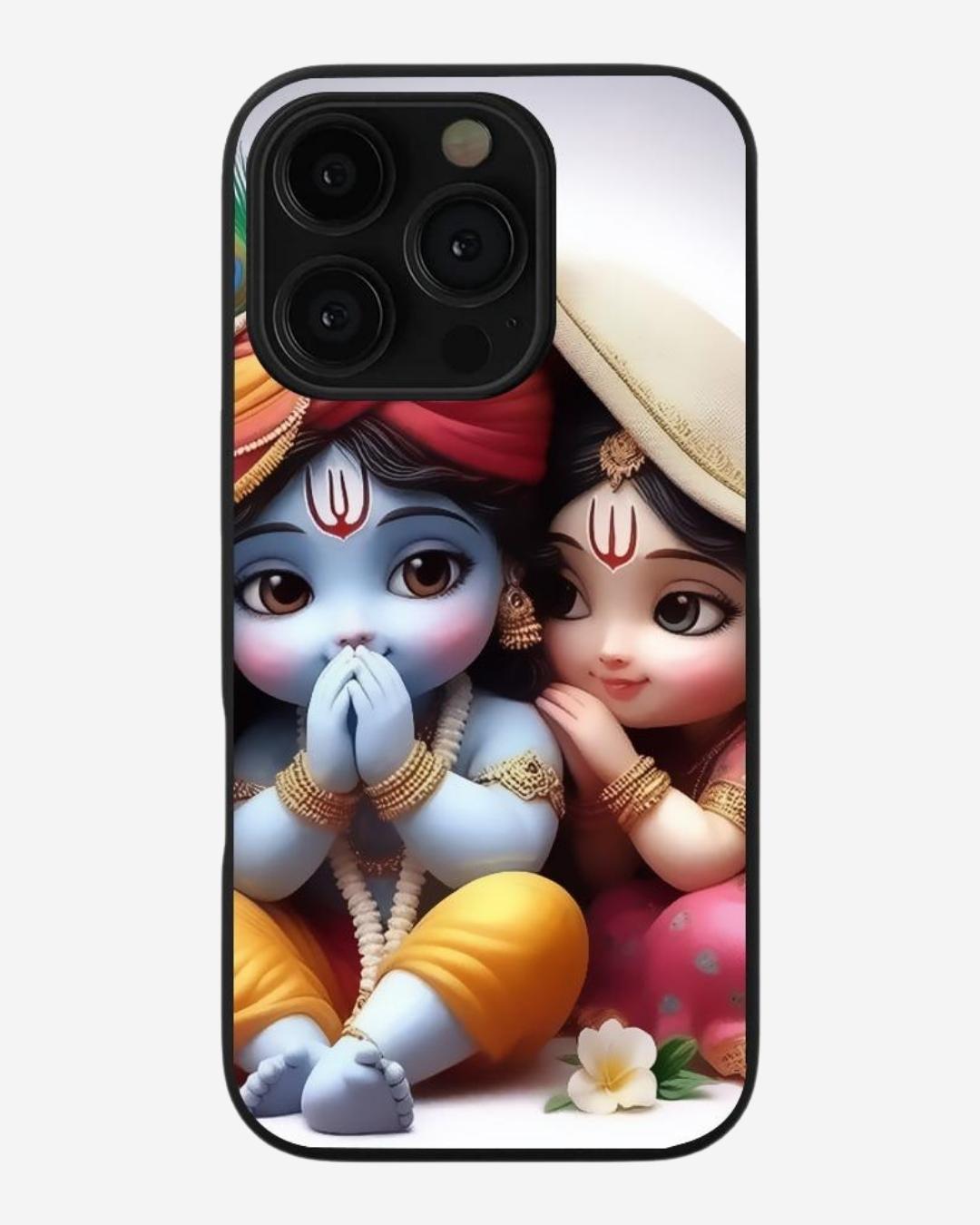 Radha Krishna Bliss iPhone Case