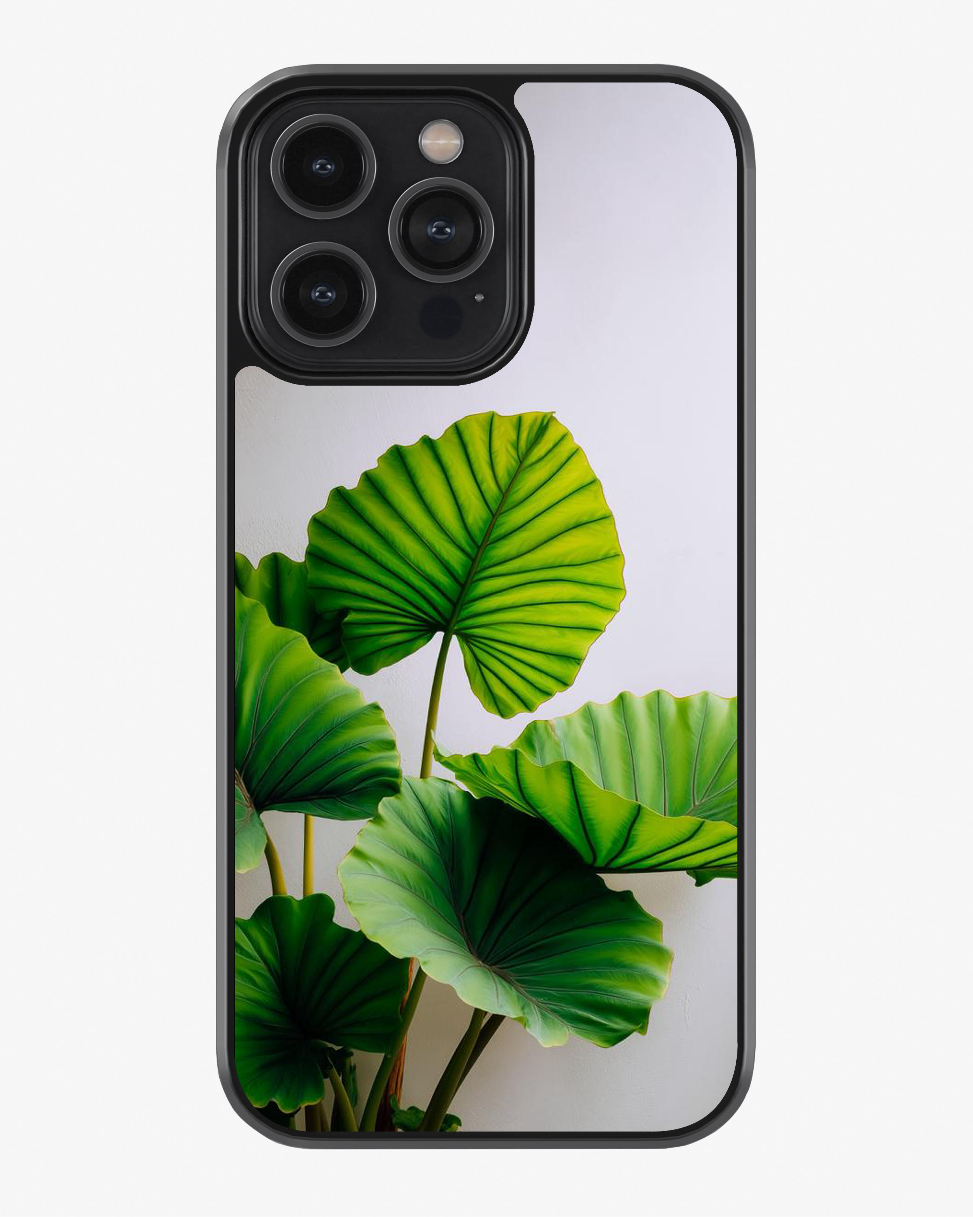 Verdant Calm – Green Leaf Aesthetic Case Cover Glass Case