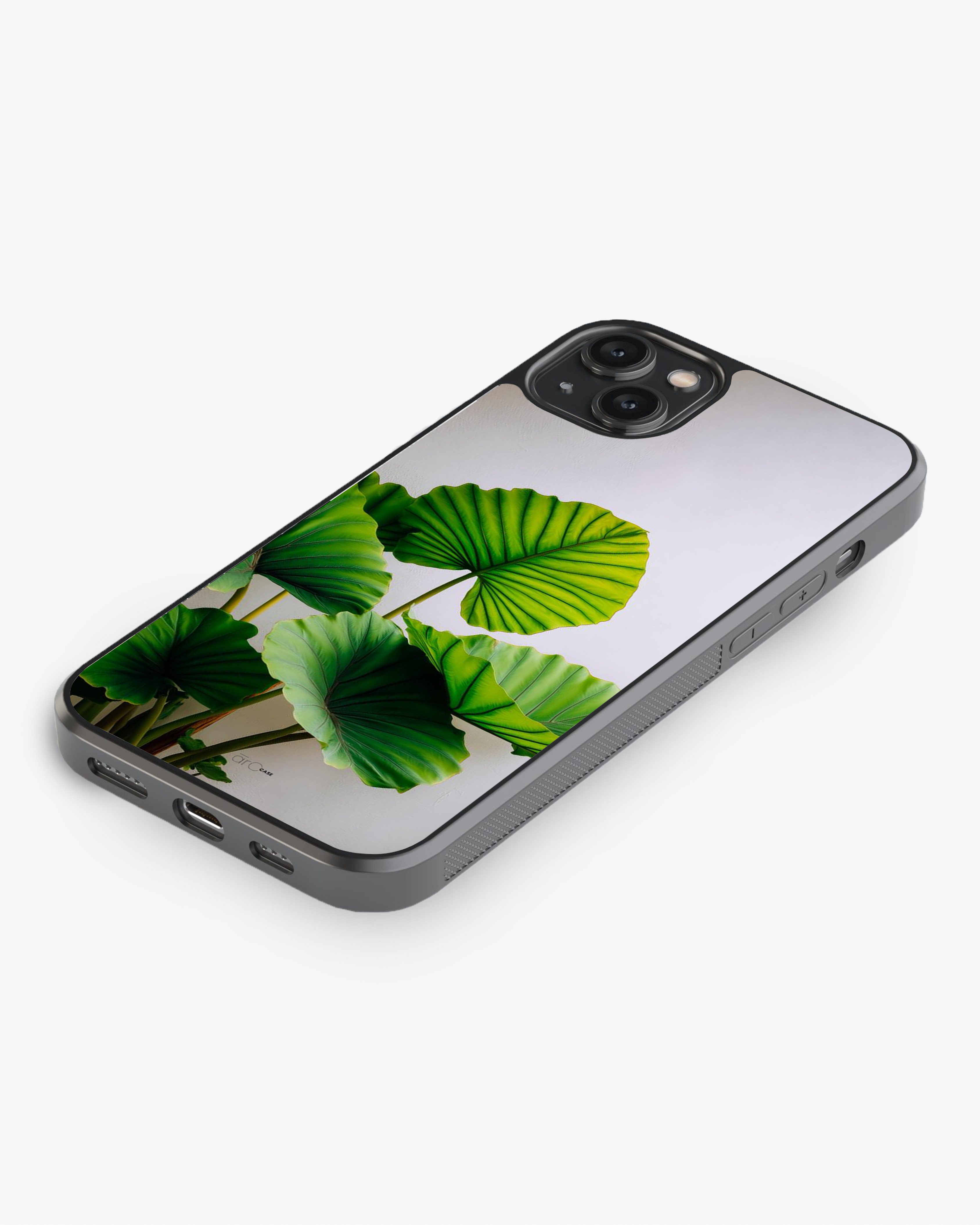 Verdant Calm – Green Leaf Aesthetic Case Cover Glass Case