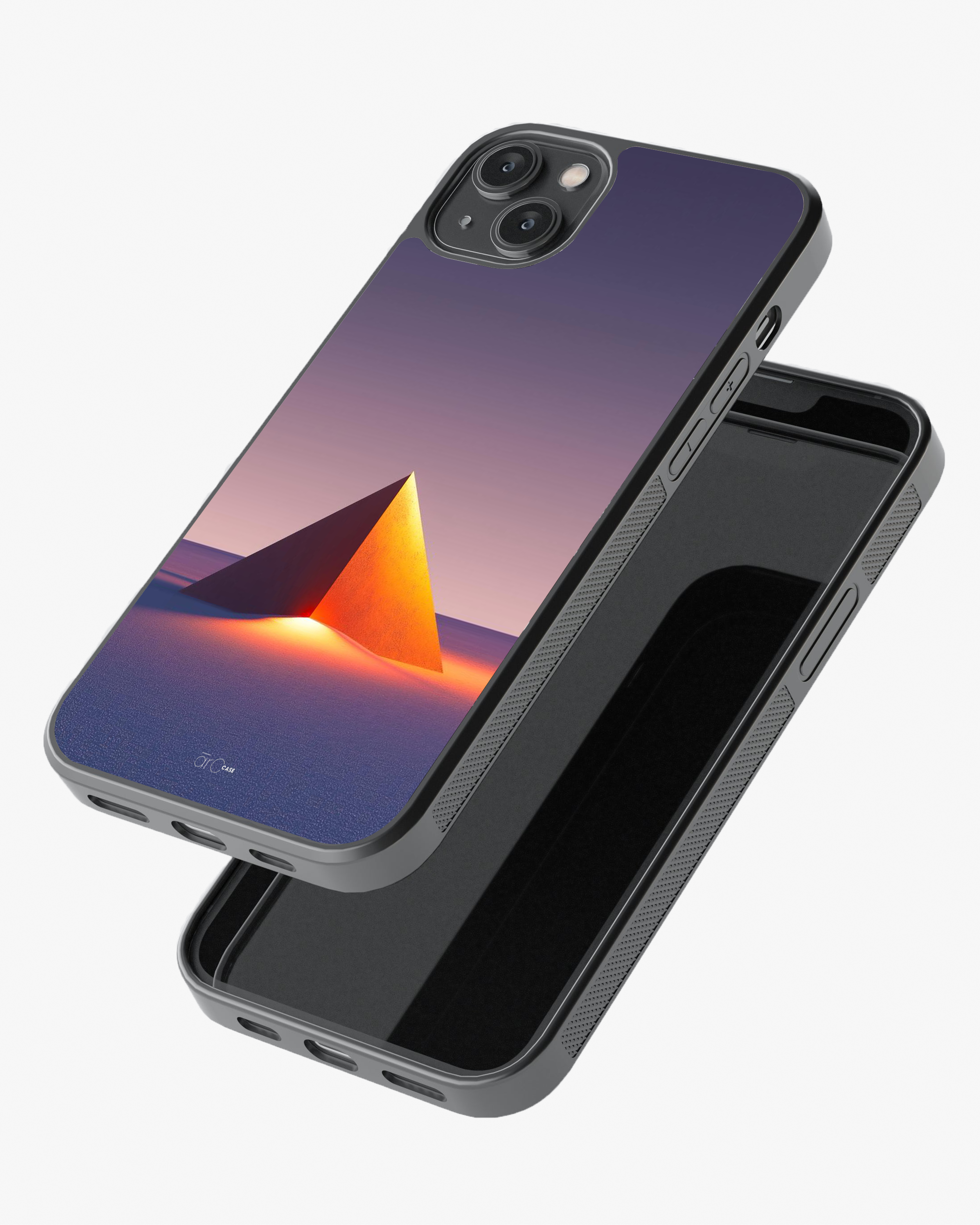 Luminous Pyramid – Modern Aesthetic Case Cover Glass Case