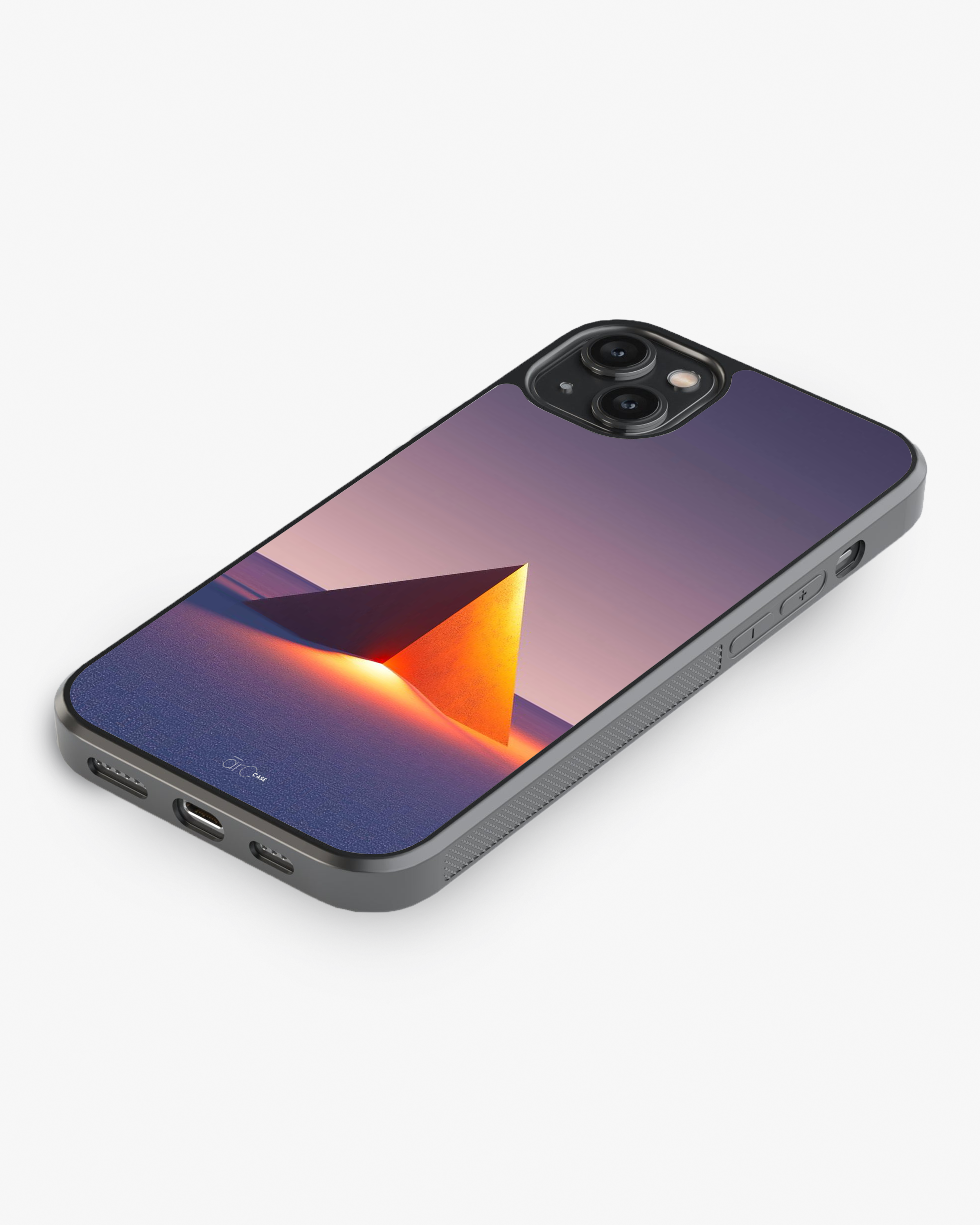 Luminous Pyramid – Modern Aesthetic Case Cover Glass Case