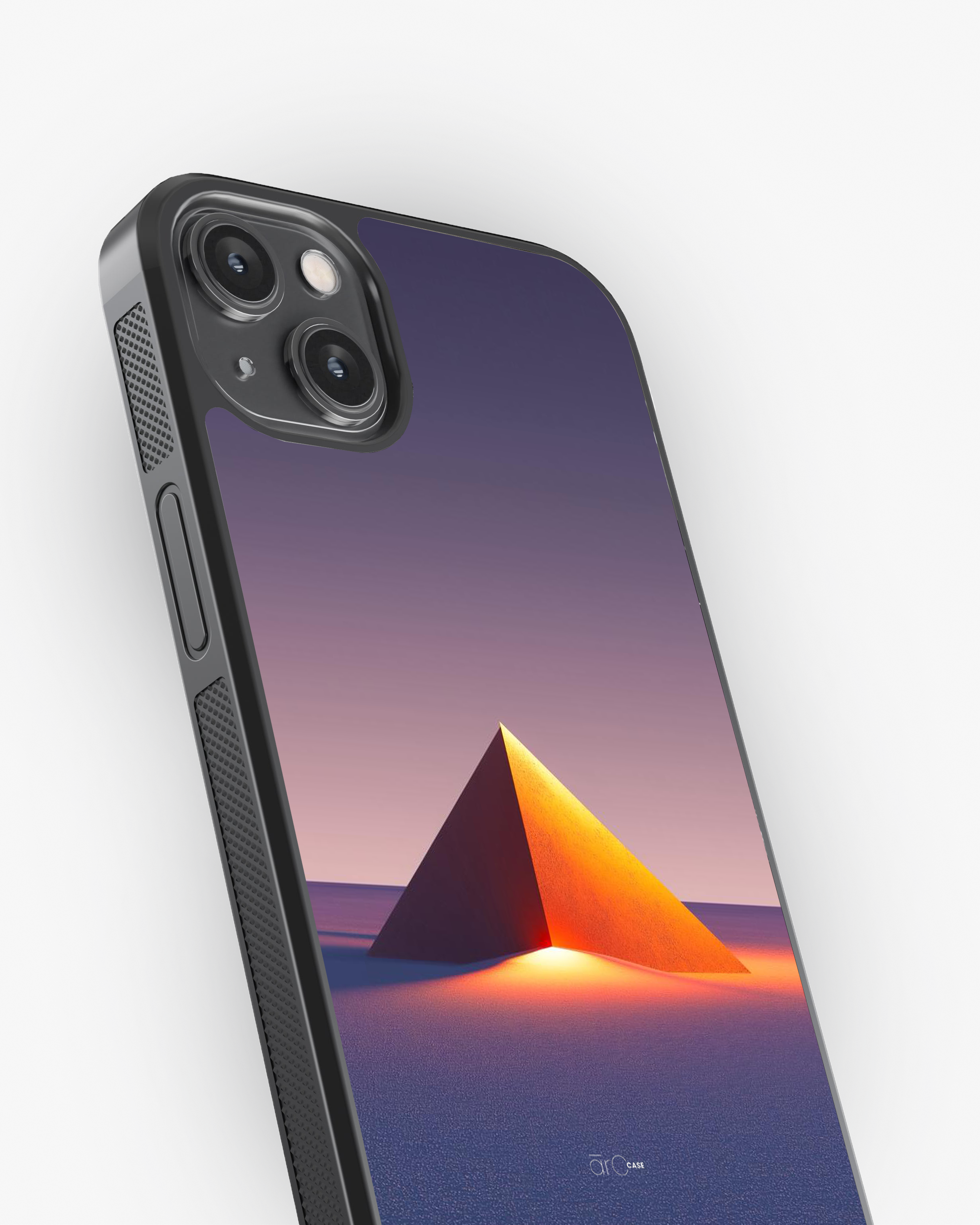 Luminous Pyramid – Modern Aesthetic Case Cover Glass Case