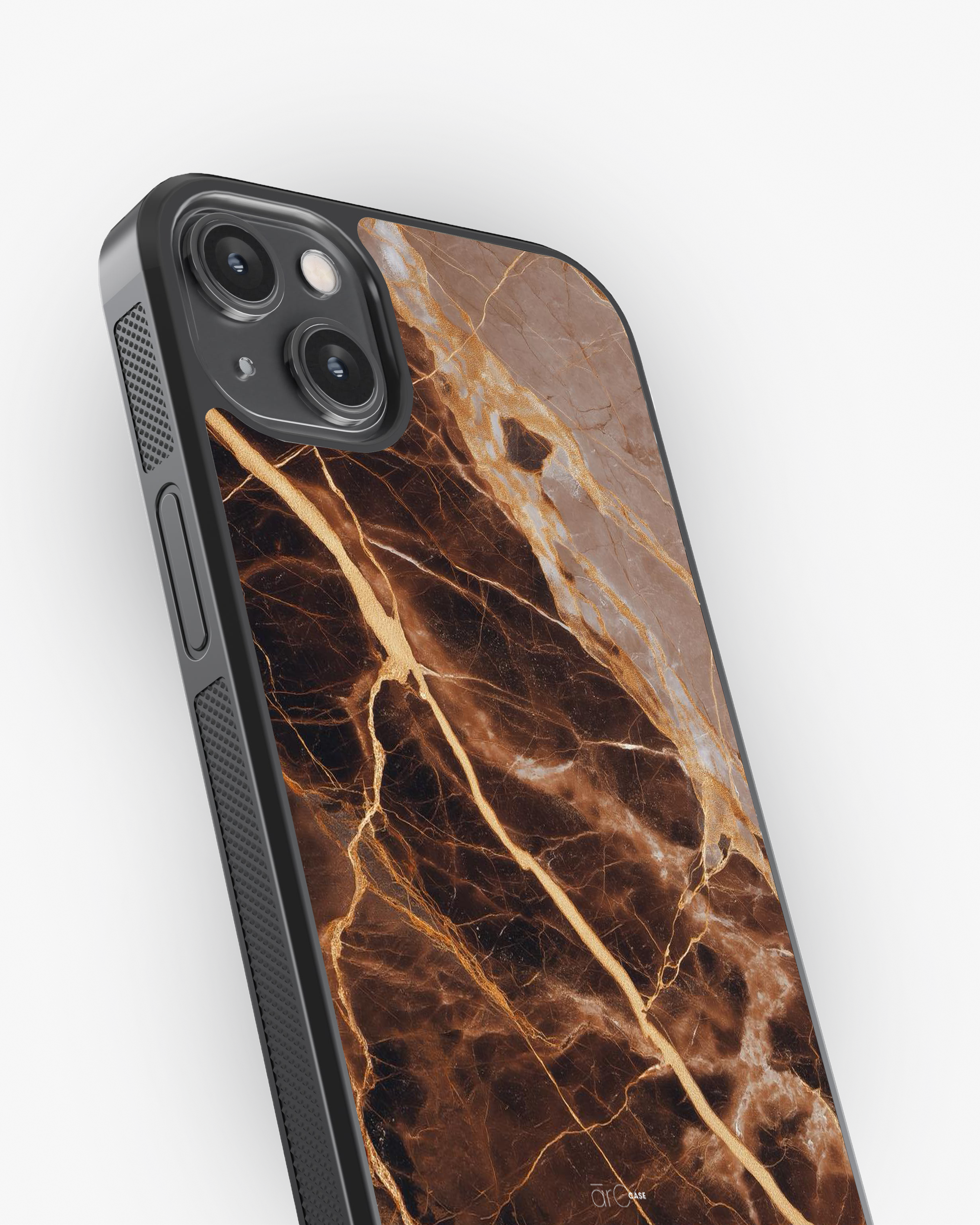 Royal Noir Marble – Gold Vein Case Cover Glass Case