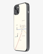 Aesthetic Minimal Line  Phone Glass Case