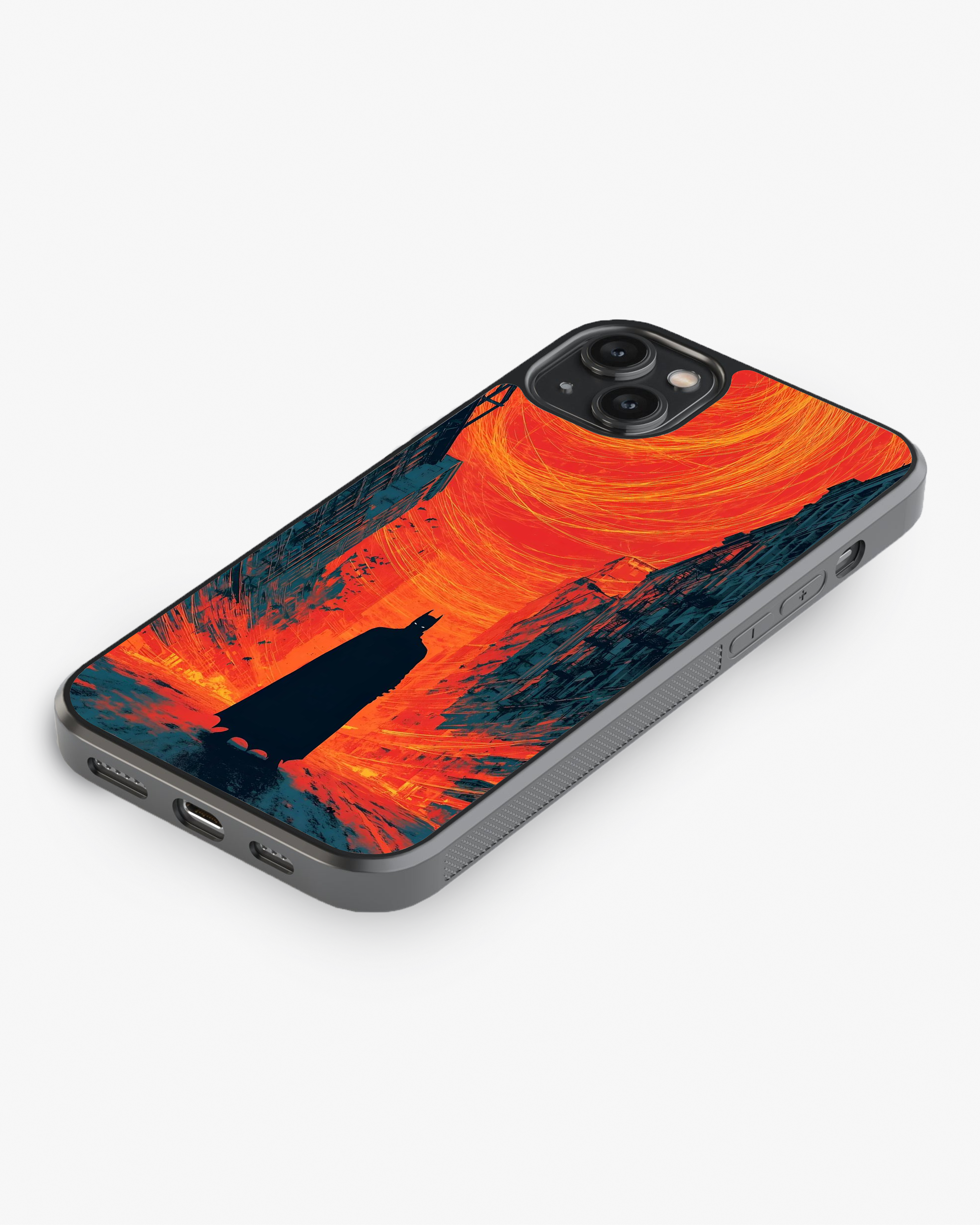 Batman Orange Glass Case