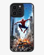 Action Superhero Explosion Mobile Cover Glass Case