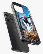 Action Superhero Explosion Mobile Cover Glass Case