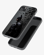 Shadow Knight with Bats Phone Cover Glass Case