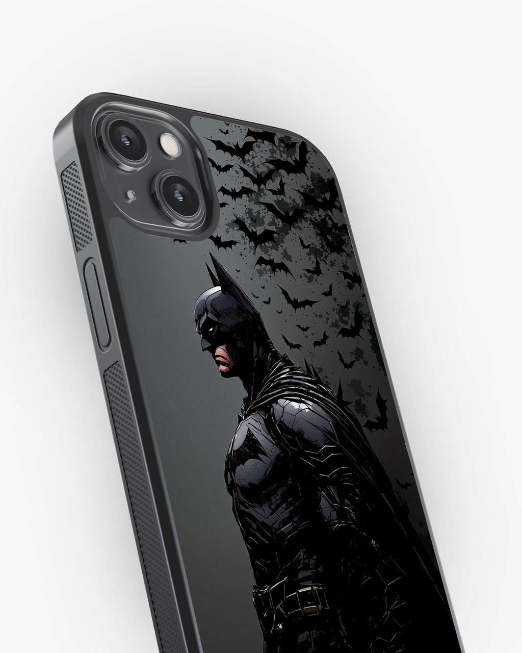 Shadow Knight with Bats Phone Cover Glass Case