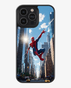Spiderman City Swing Mobile Cover Glass Case