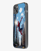 Spiderman City Swing Mobile Cover Glass Case