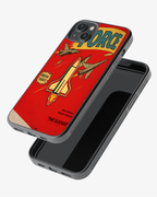 Comic Style Rocket Phone Cover Glass Case