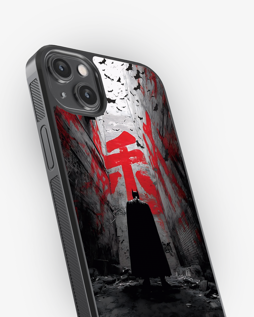 Dark Knight Alley Artwork Phone Cover Glass Case