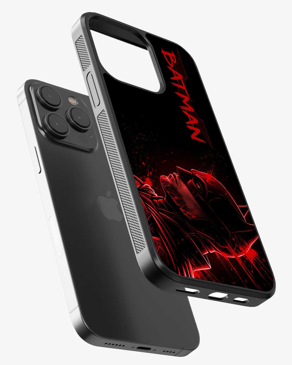 Dark Masked Hero Red Edition Phone Cover Glass Case