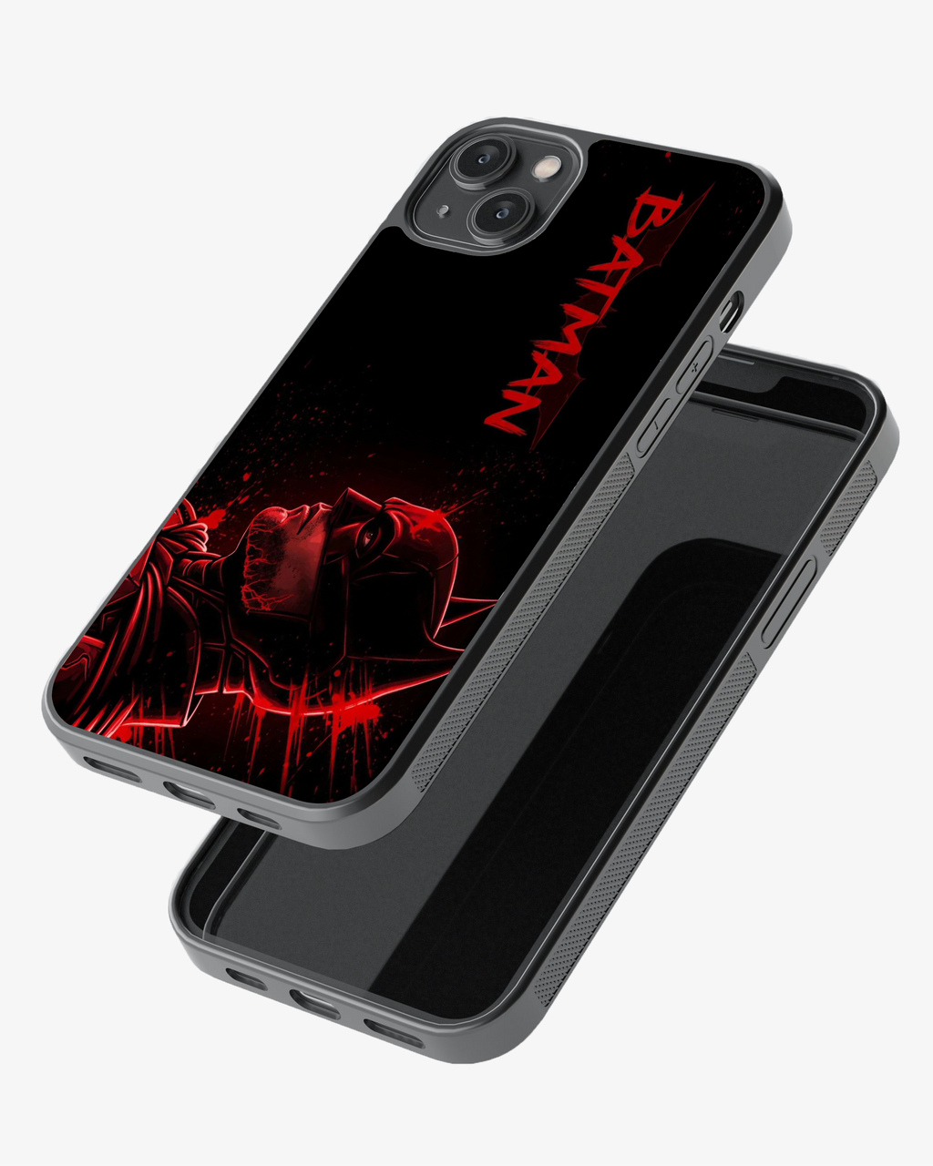 Dark Masked Hero Red Edition Phone Cover Glass Case
