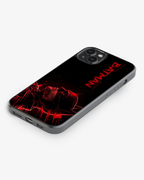 Dark Masked Hero Red Edition Phone Cover Glass Case