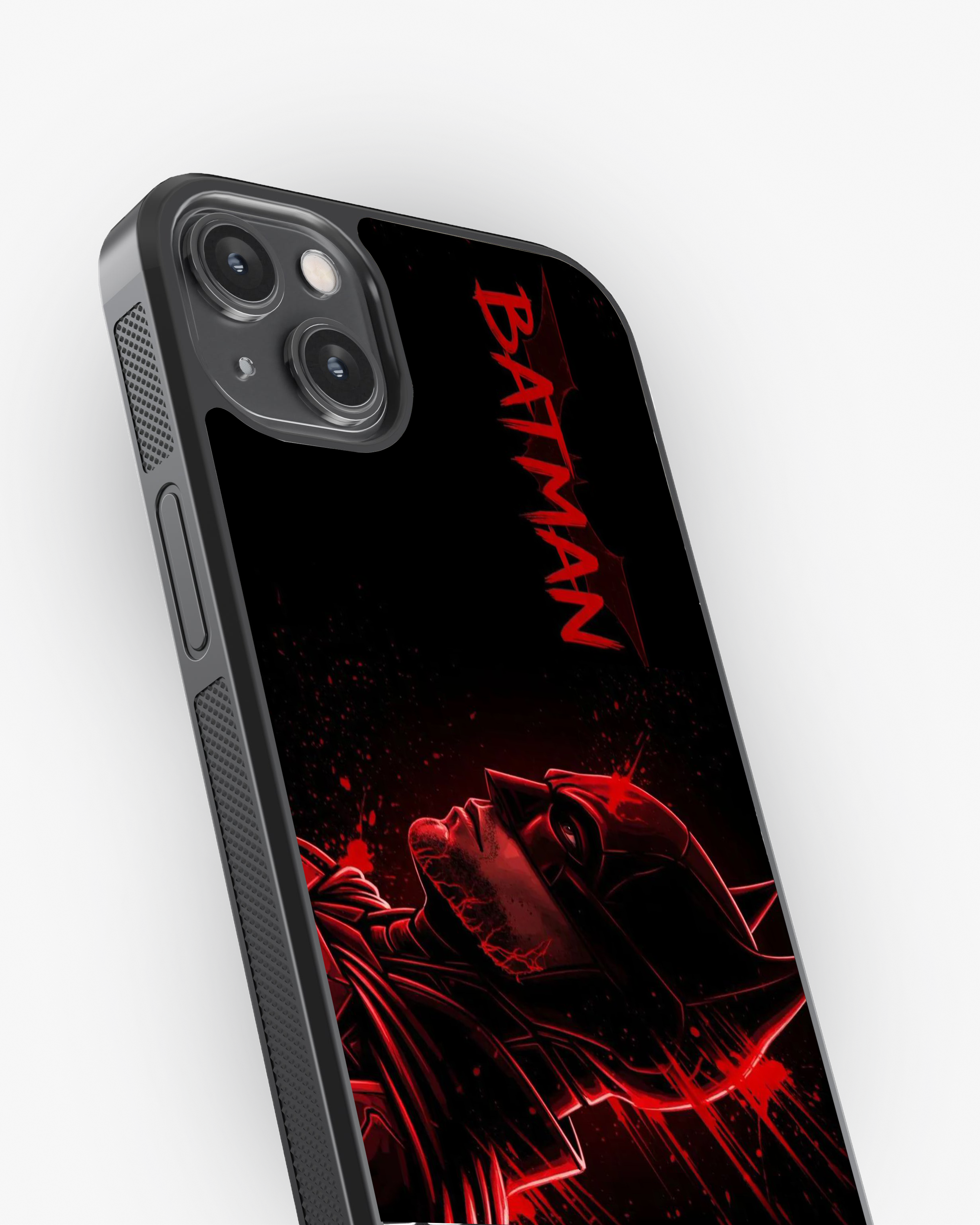 Dark Masked Hero Red Edition Phone Cover Glass Case