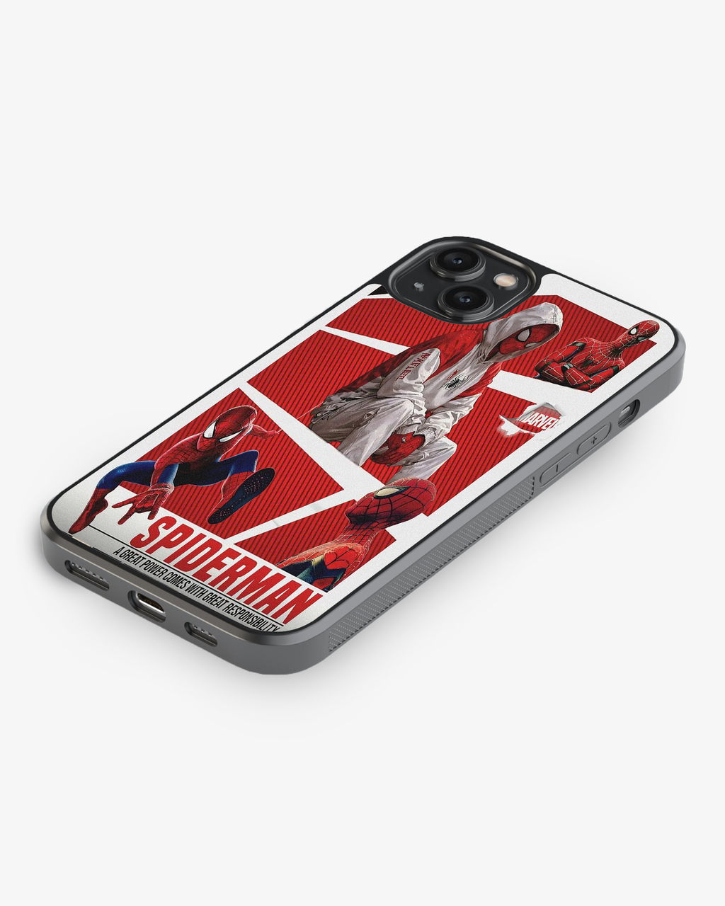 Spider-Man Mobile Back Cover – Stylish Superhero Edition Glass Case