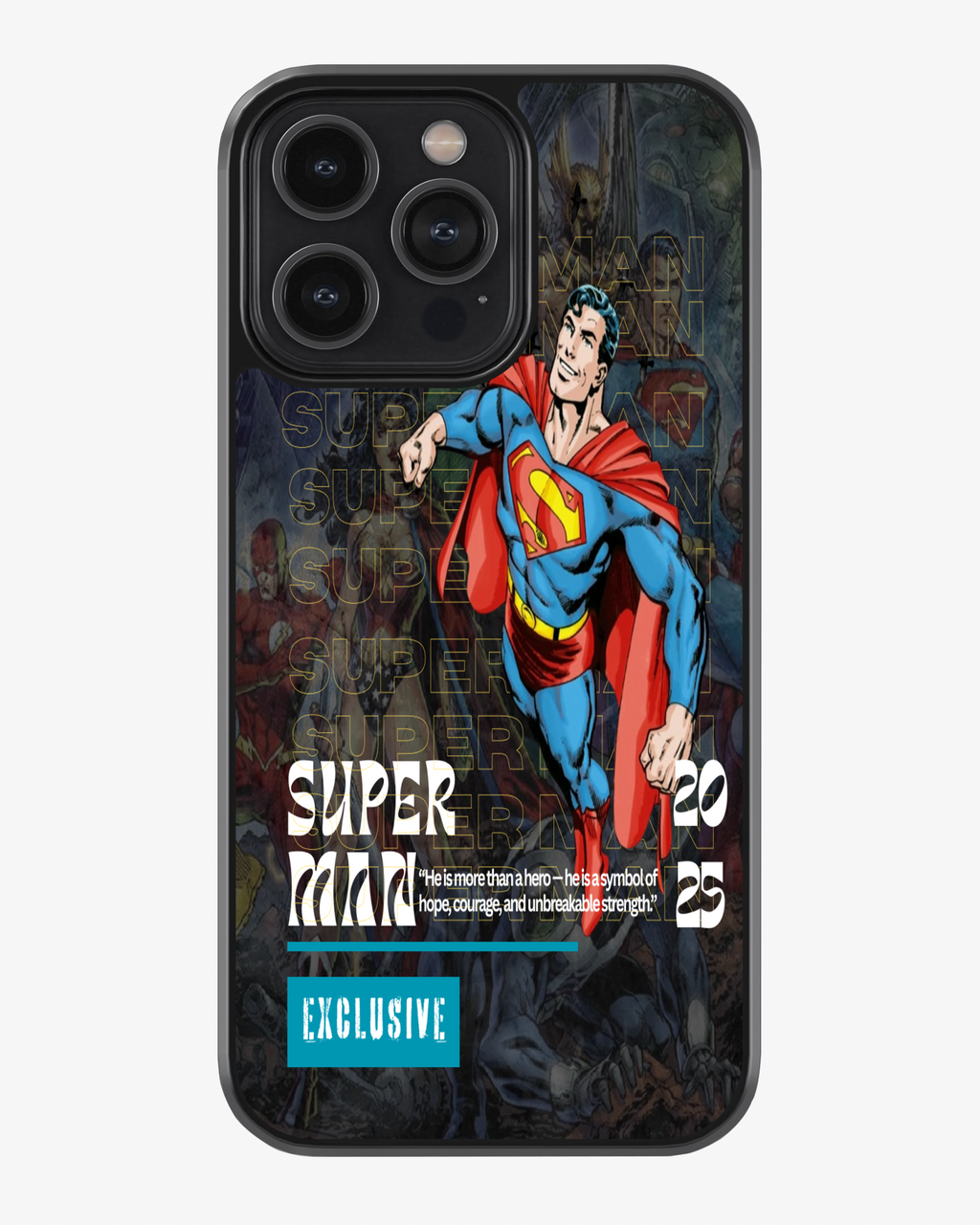 Superman 2025 Edition  – Iconic Superhero Design  Glass Case