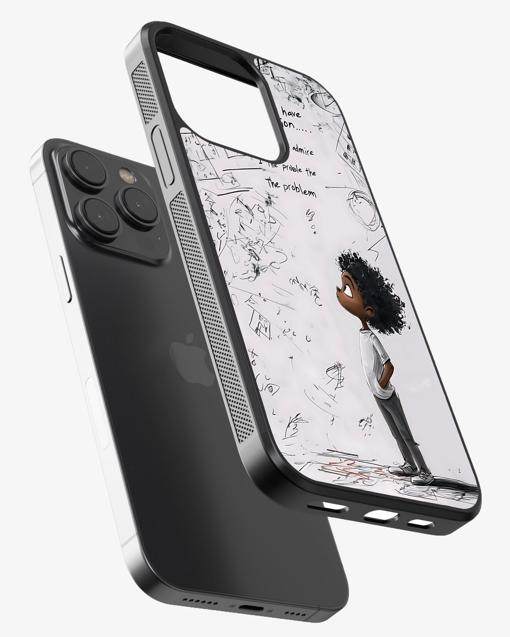 Creative Mind Sketch Illustration Phone Cover Glass Case