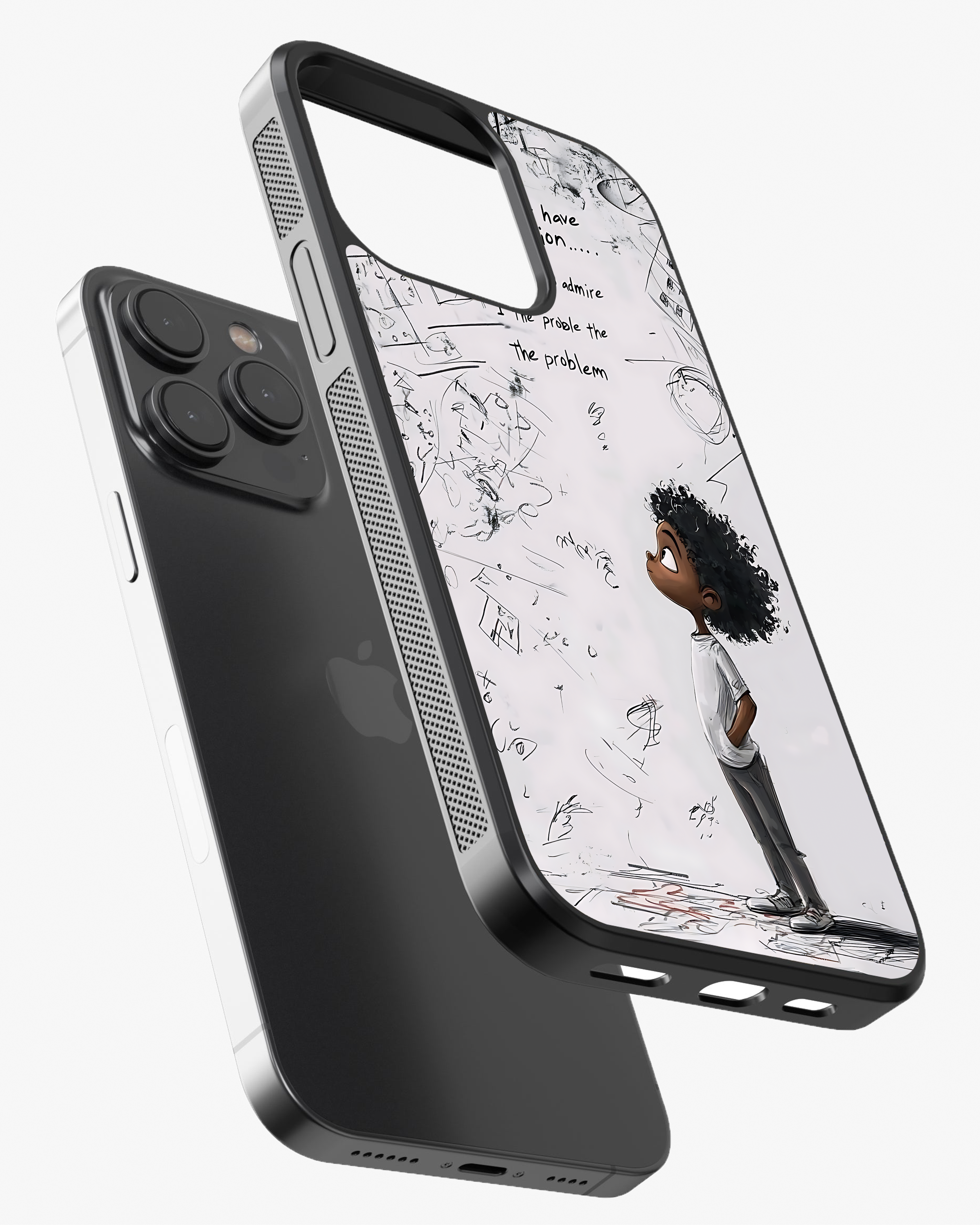 Creative Mind Sketch Illustration Phone Cover Glass Case